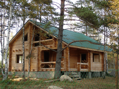 Деревянный дом для молодой семьи